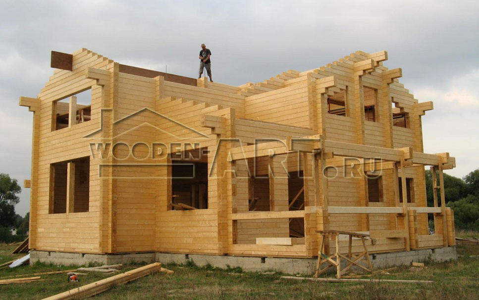 «Прохорово» 299 кв. м. Проекты деревянных домов