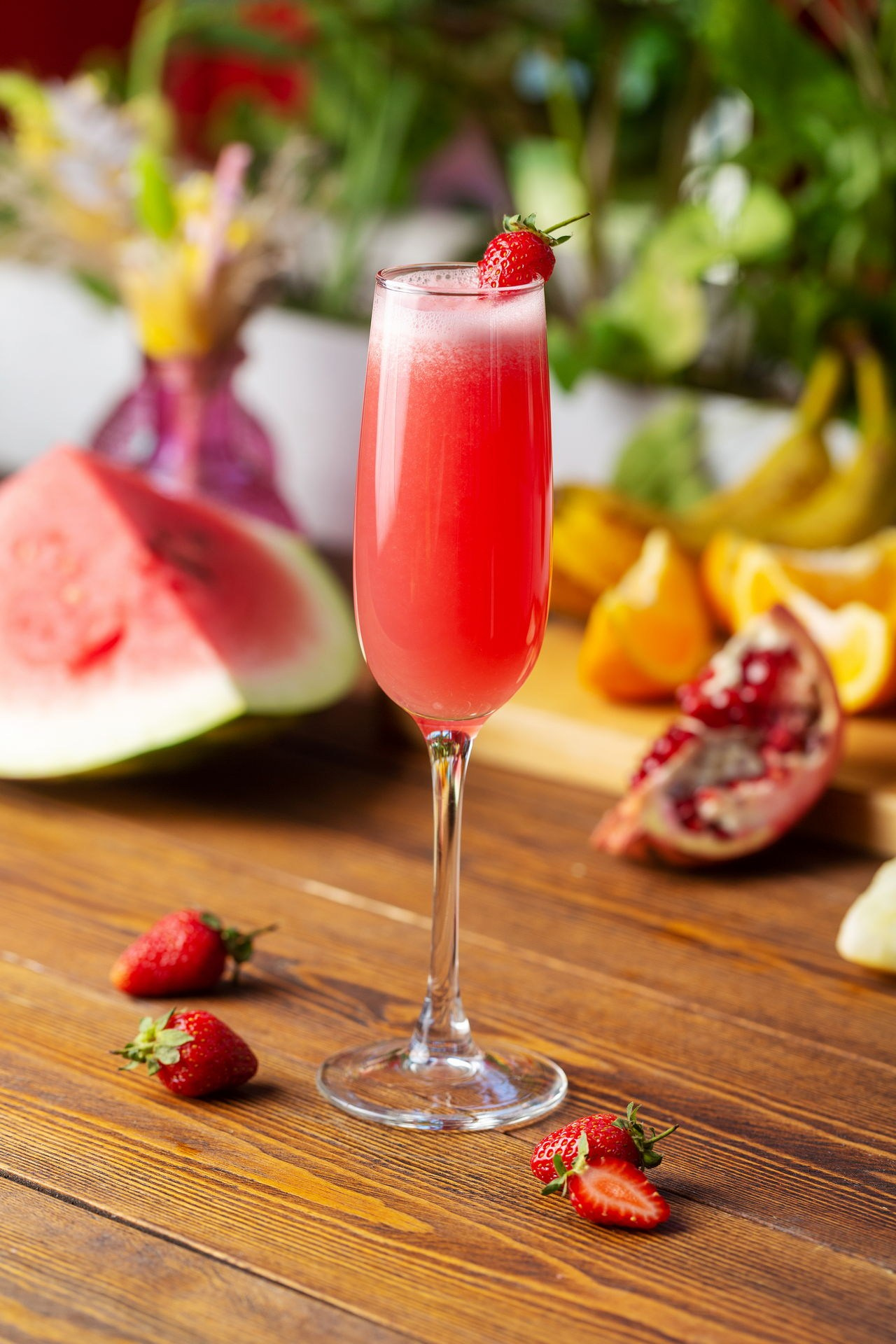 Фудфотосъемка летнего коктейля для соцсетей