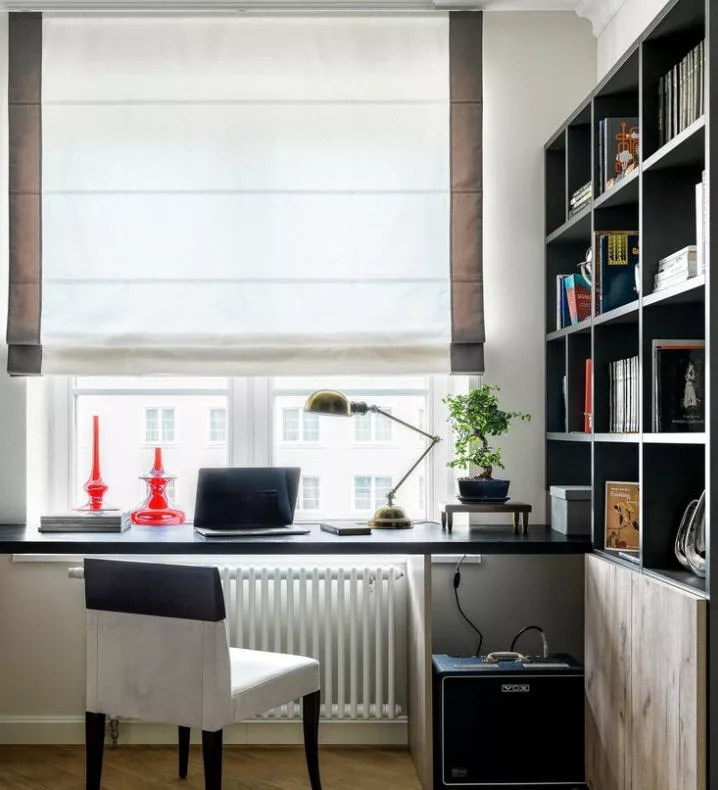 Шторы в кабинет. Салон по пошиву штор на заказ по индивидуальным размерам