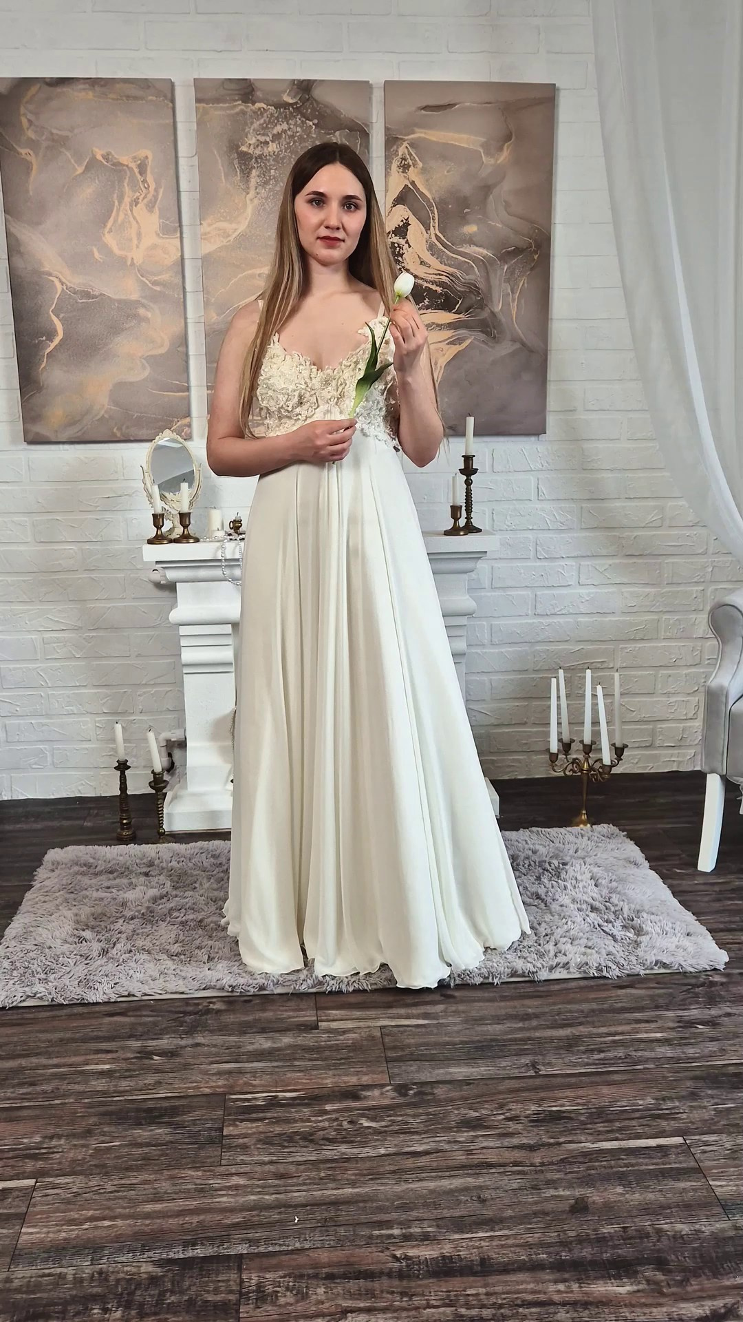 Длинные платья. Интерьерная фотостудия Background в Омске