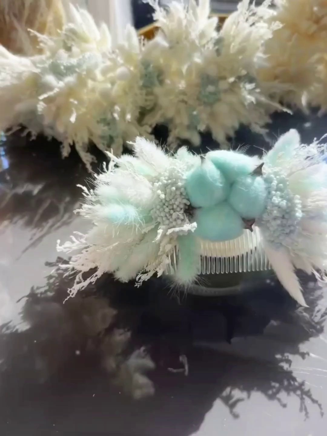 Мастер-класс по изготовлению заколки. Флористическая симфония. Авторские украшения