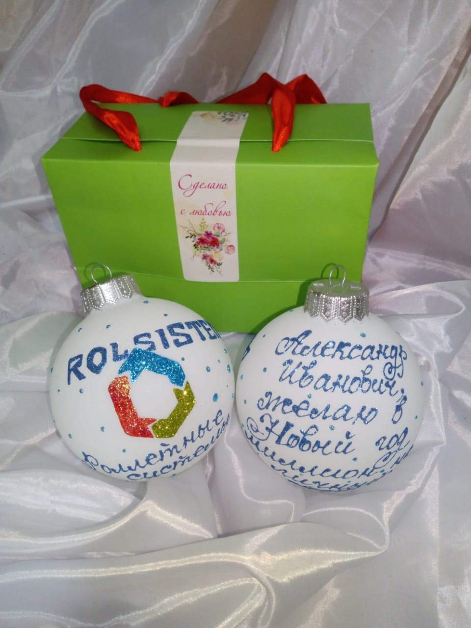 Елочный шар с росписью-Ваш лучший подарок на Новый Год. Арт-вечеринки и мастер-классы в Москве для взрослых и детей