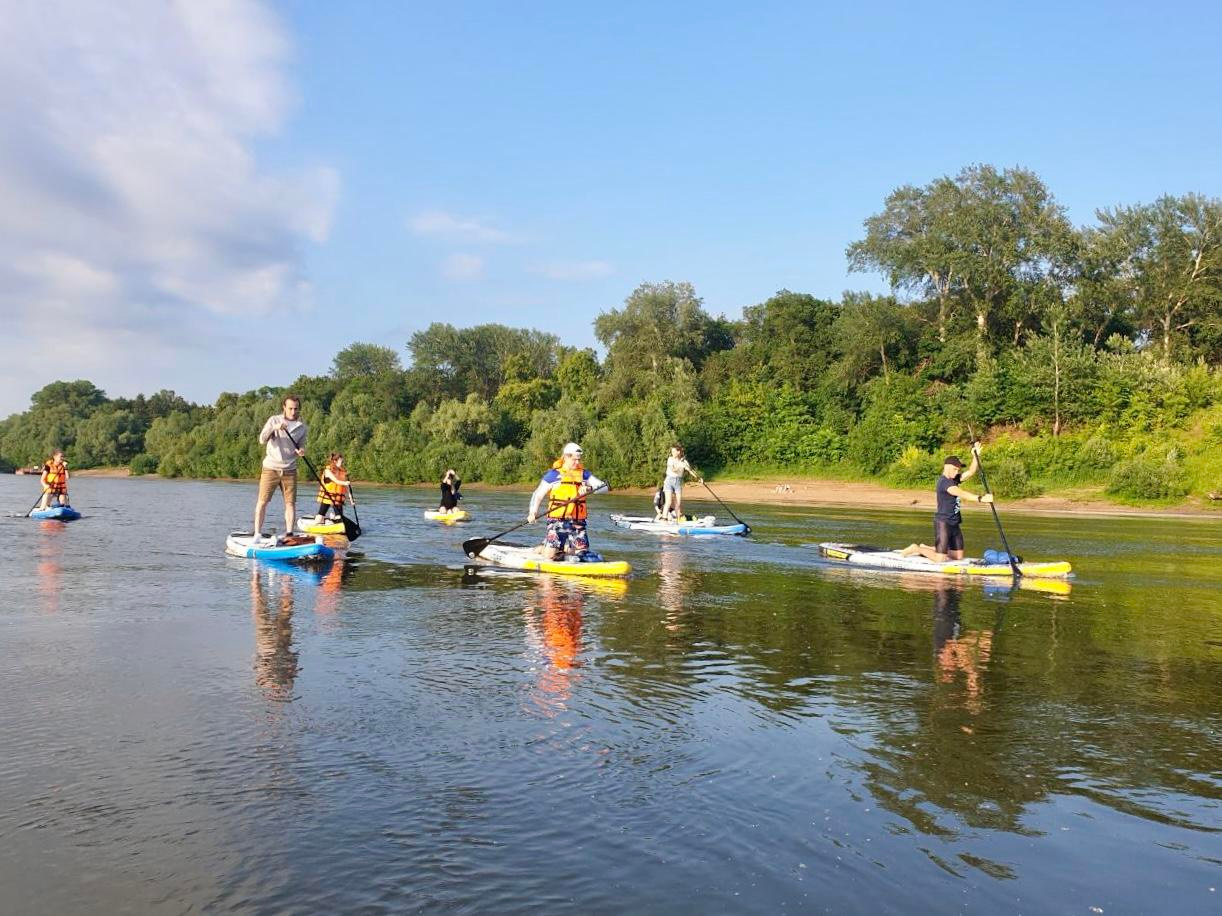 Прогулка на сапбордах в Уфе по Ольховому озеру