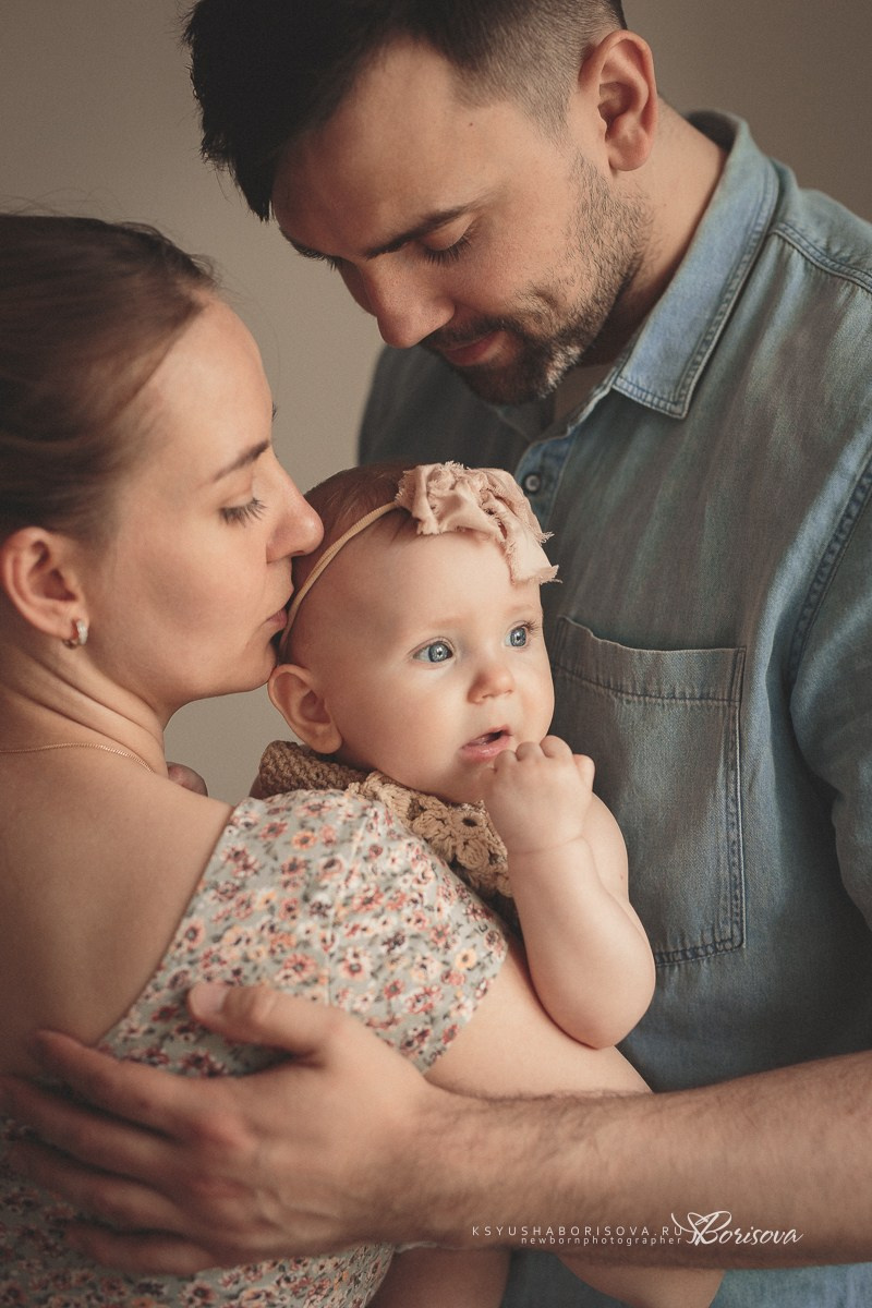 Фото с Родителями (малыши). Фотограф новорожденных в Магнитогорске Ксюша Борисова