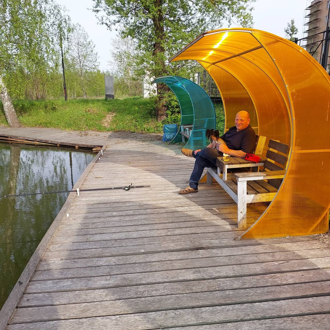 Our Vikusya is on vacation with her family. Chinese Crested Dog Kennel Poale Ell