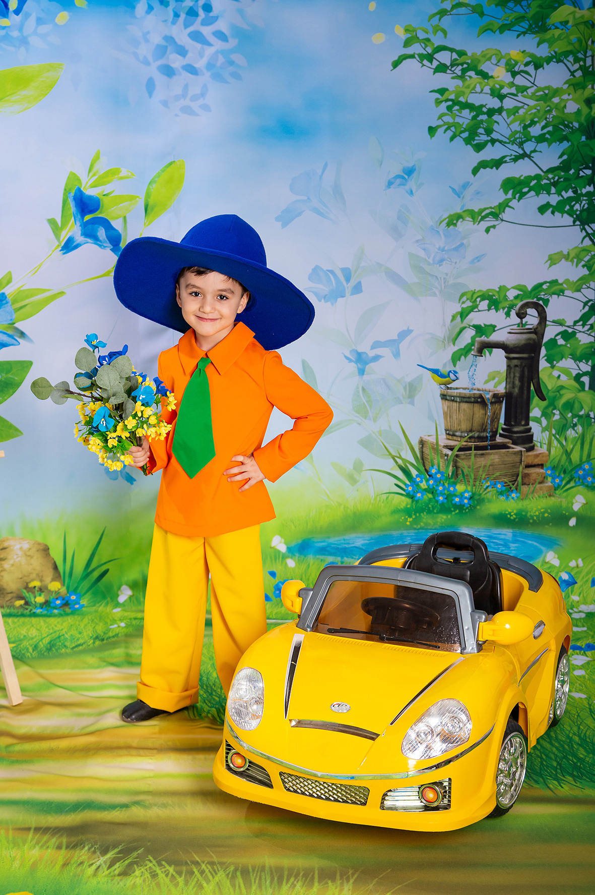 Тематическая выездная фотосессия в детском саду. Незнайка.