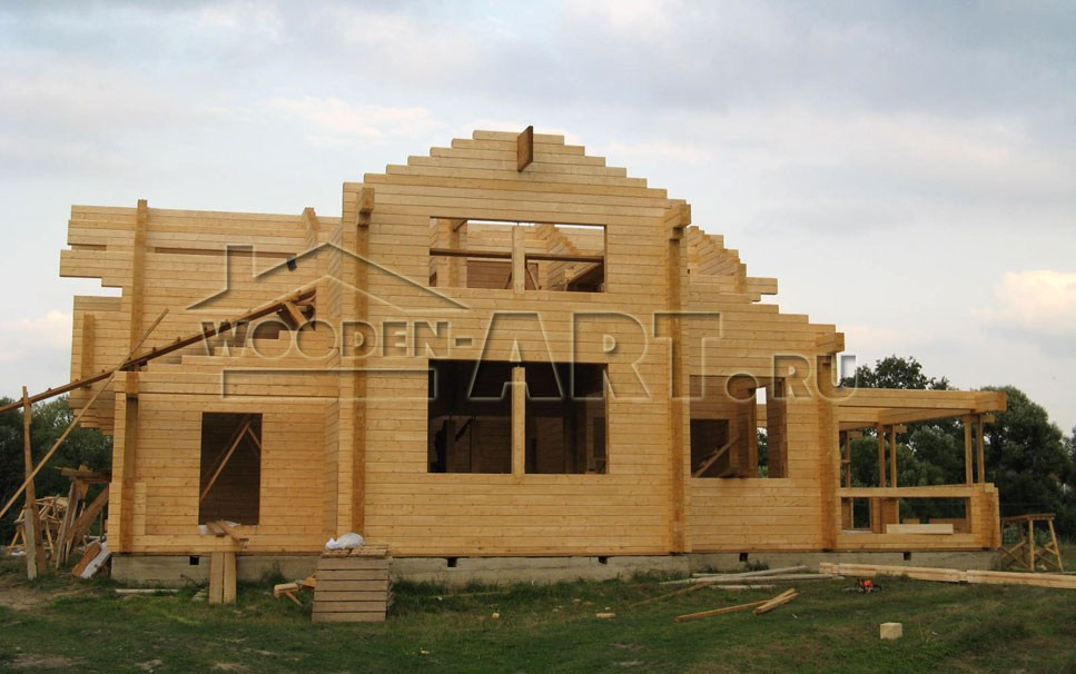 «Прохорово» 299 кв. м. Проекты деревянных домов