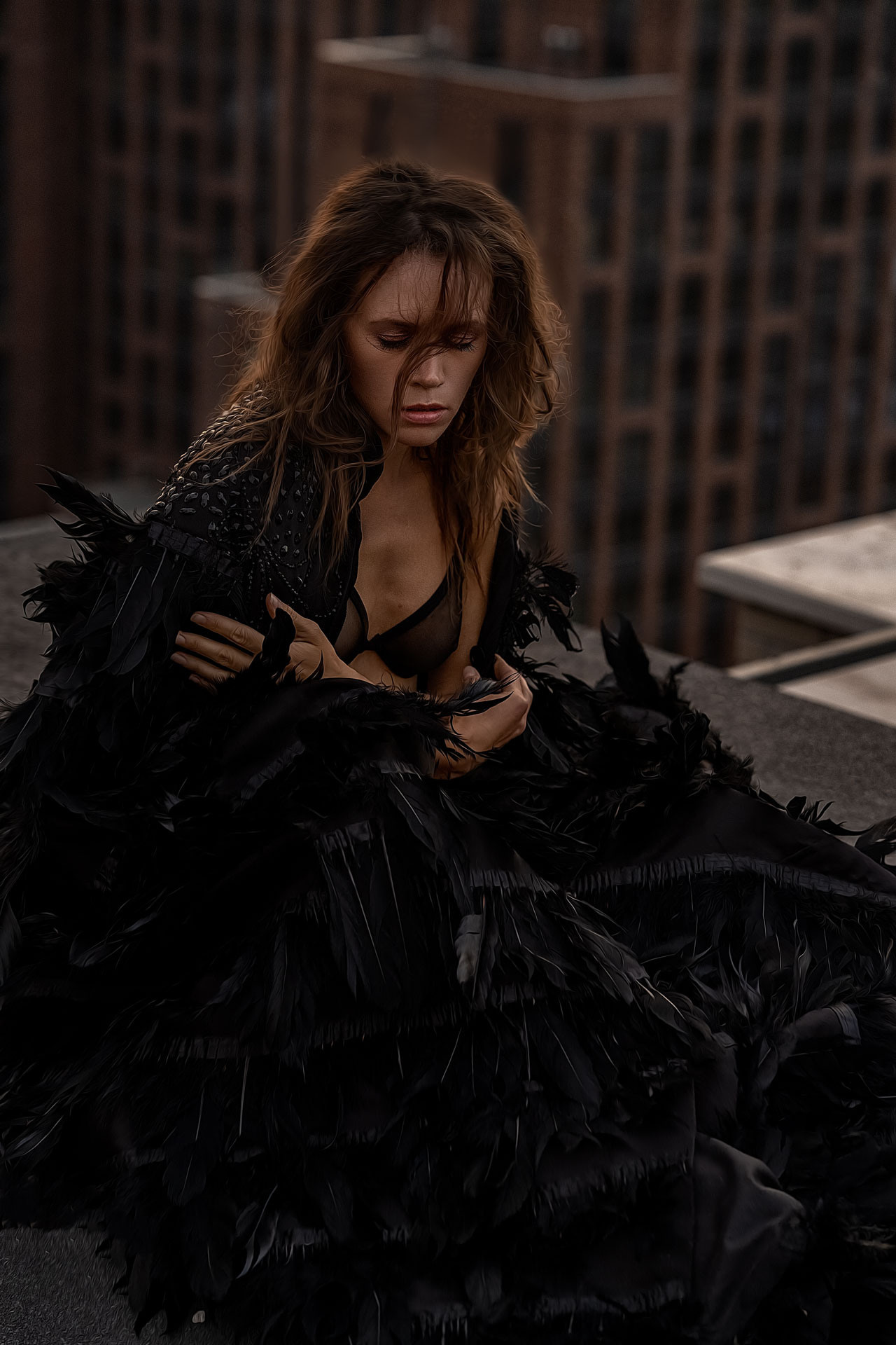 Фотограф беременности женского портрета love story низкий ключ