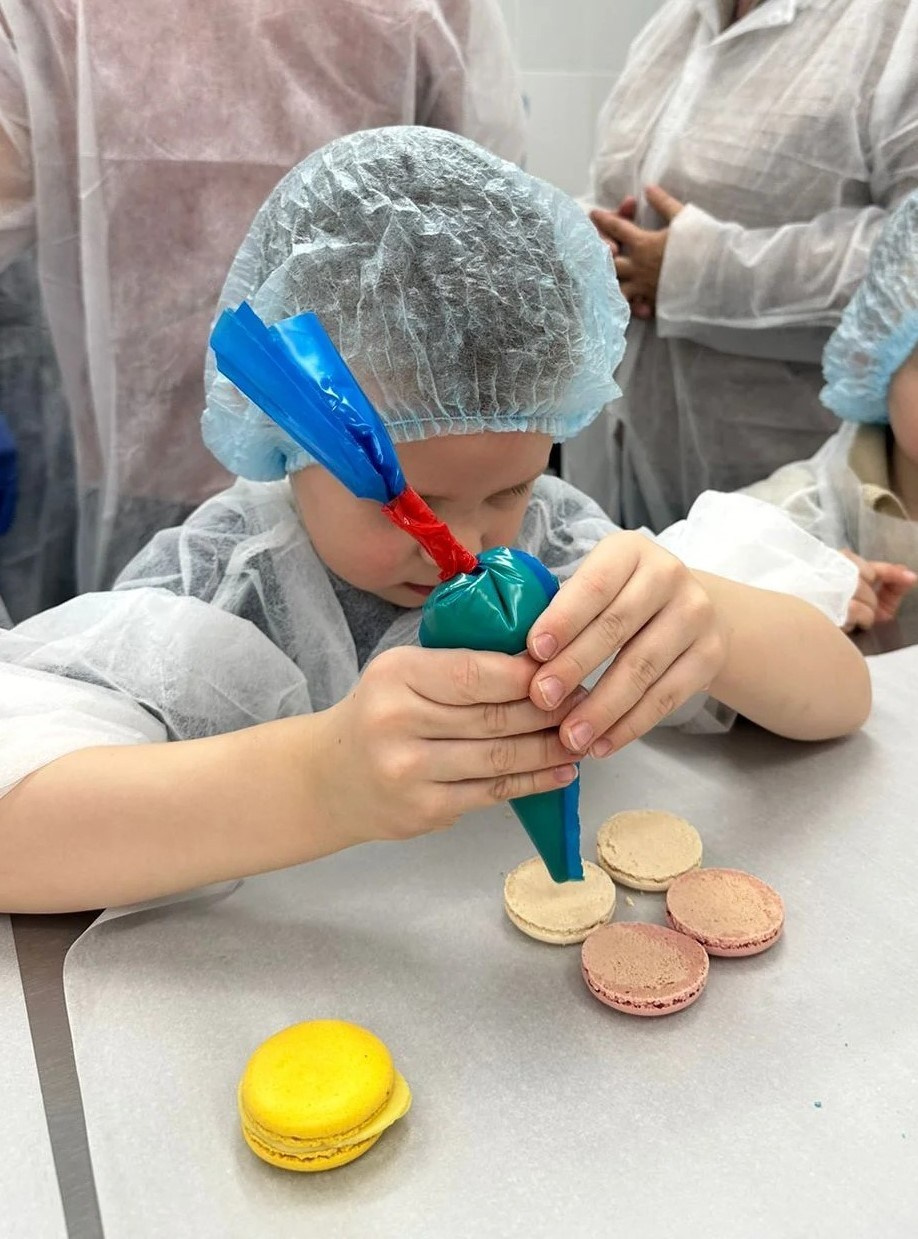 мастер-класс на фабрике макарон