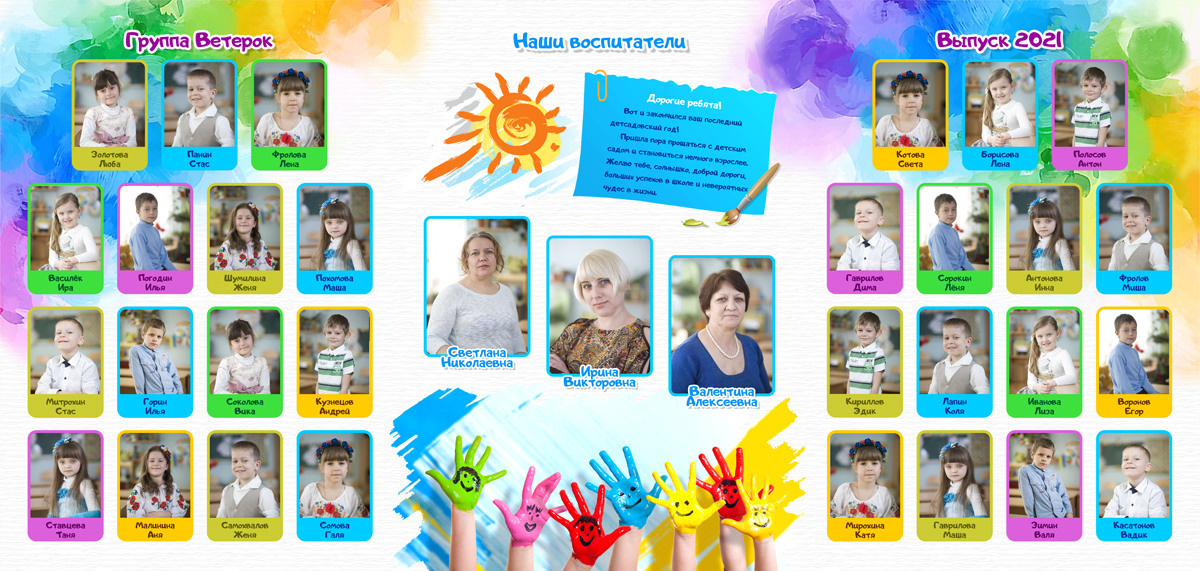 Альбом трюмо детсад. Выпускные фотокниги