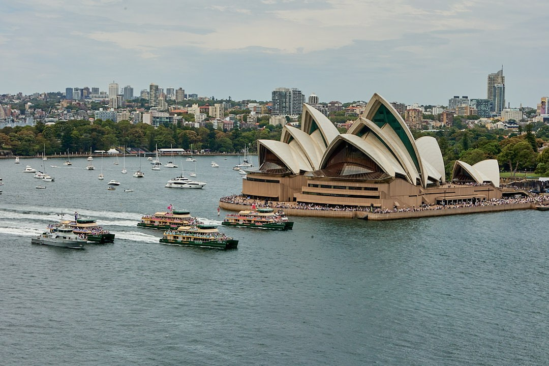 Australia Day Ferrython. Maria Poleshchuk, commercial photographer in Sydney