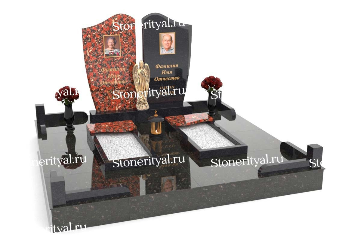 Семейные памятники. Изготовление и установка памятников в Москве и МО