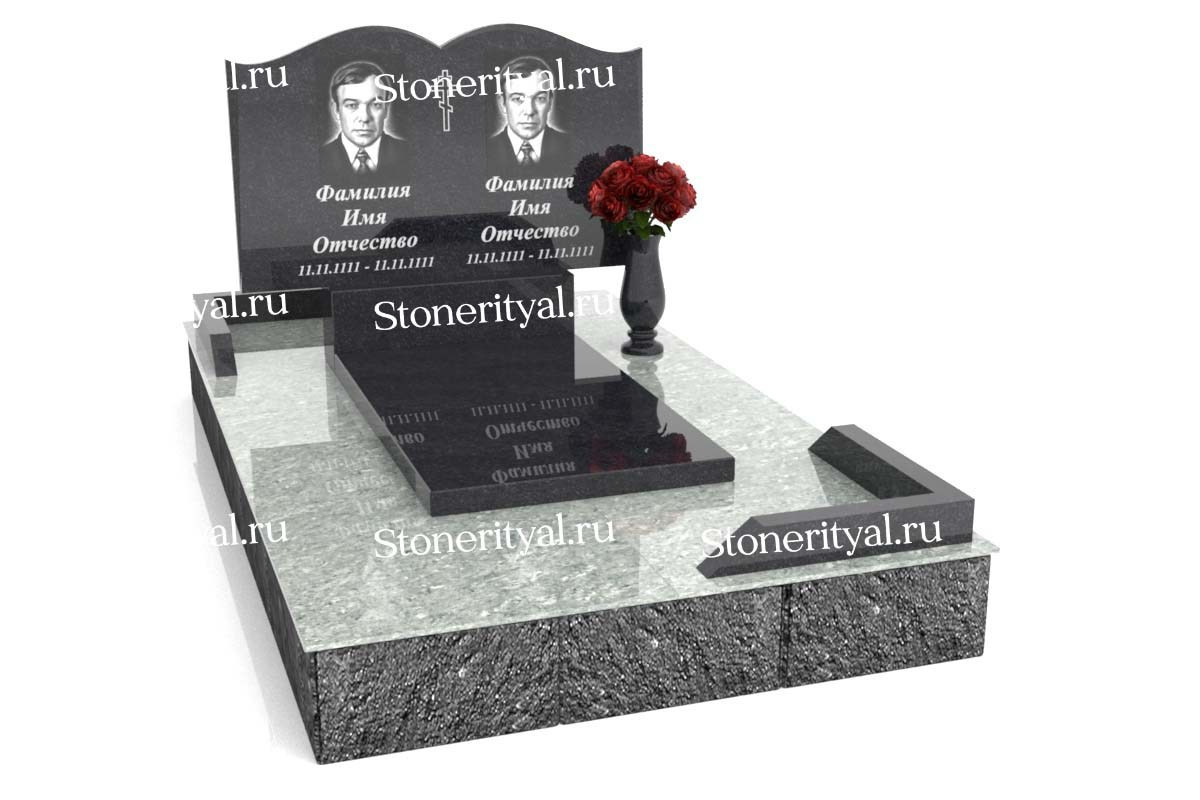 Семейные памятники. Изготовление и установка памятников в Москве и МО