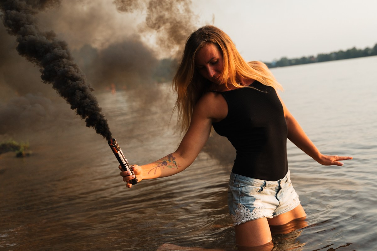 Фотопроект «Фаеры в лесу». Репортажный и семейный фотограф в Санкт-Петербурге Тарас Марченко