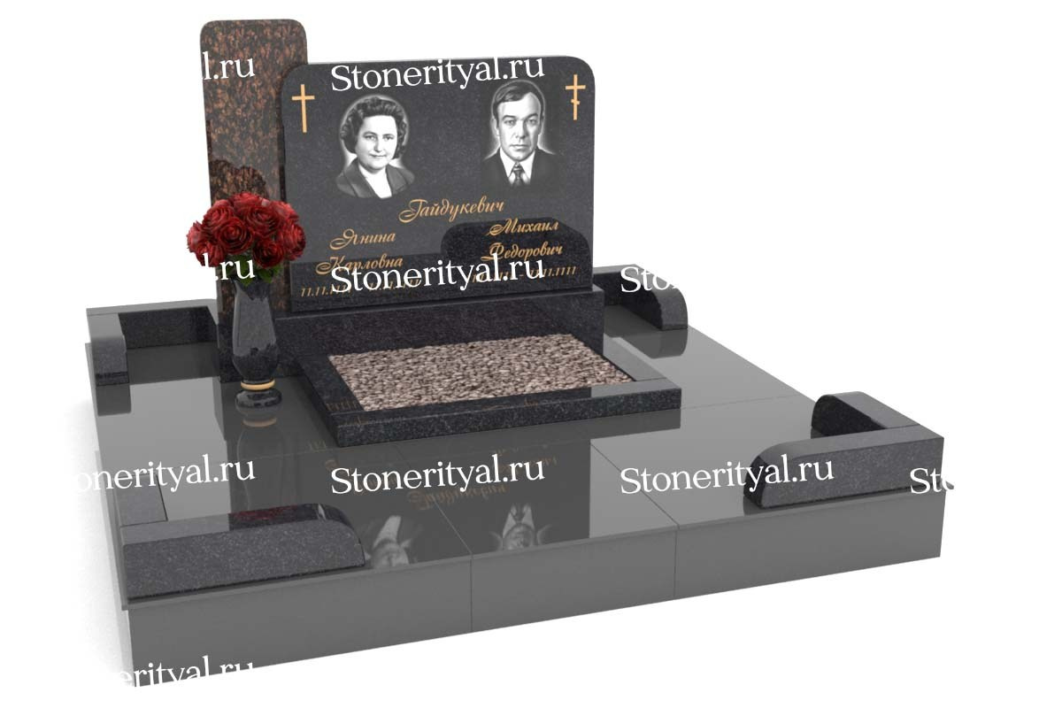 Семейные памятники. Изготовление и установка памятников в Москве и МО