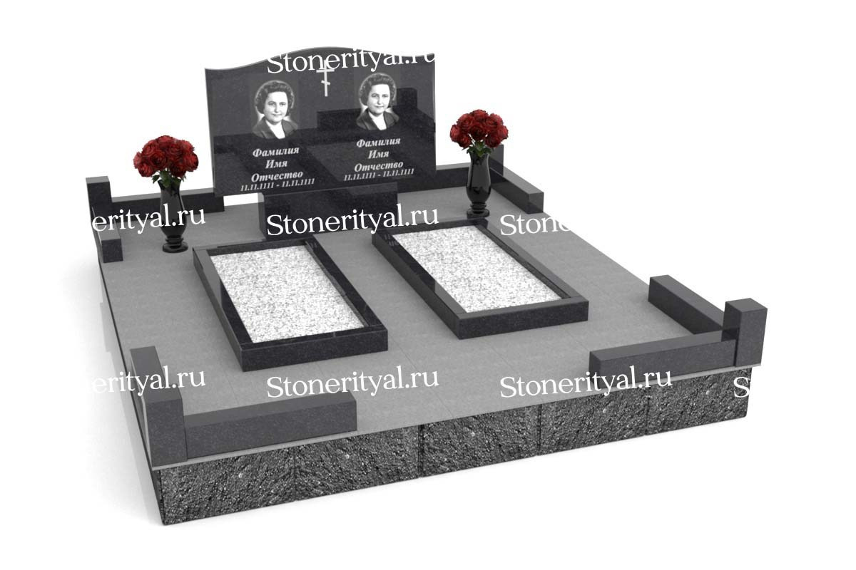 Семейные памятники. Изготовление и установка памятников в Москве и МО