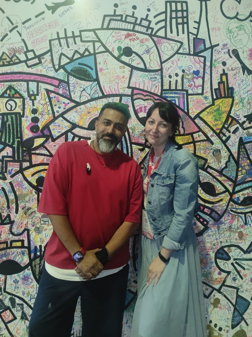 WORLD ART DUBAI 2025. Художник Анастасия Кисткина, Петербург