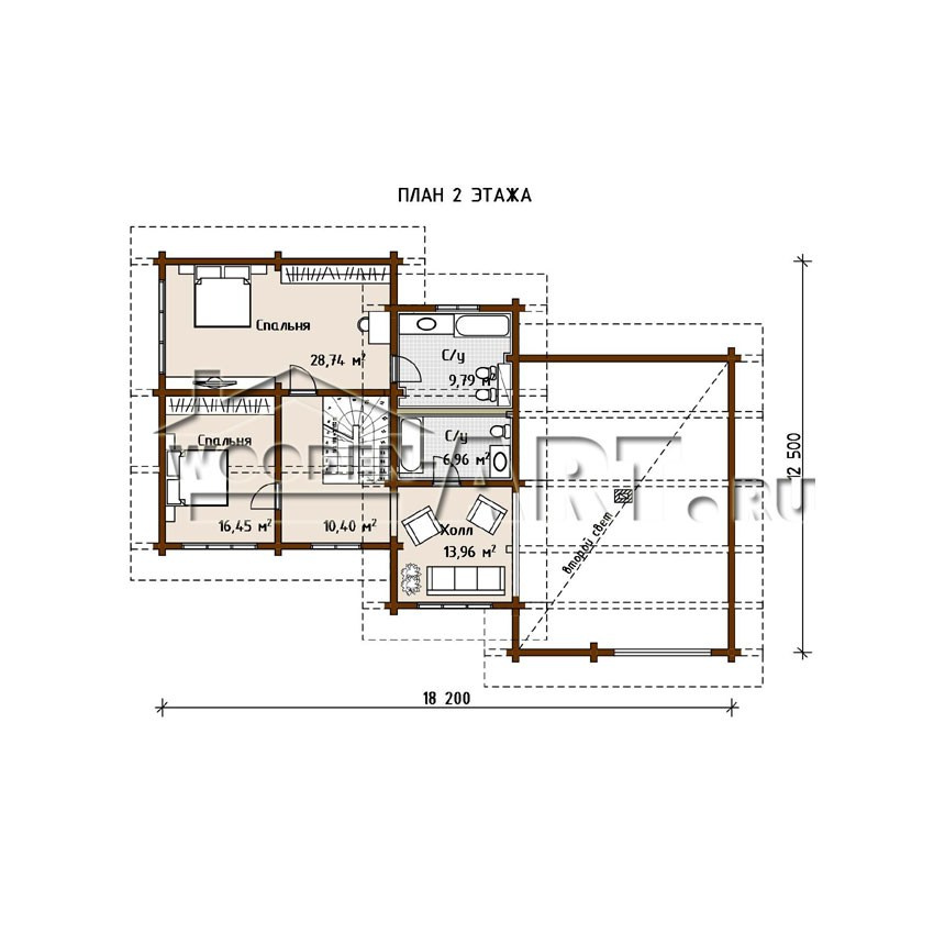 «Знаменское» 365 кв. м. Проекты деревянных домов