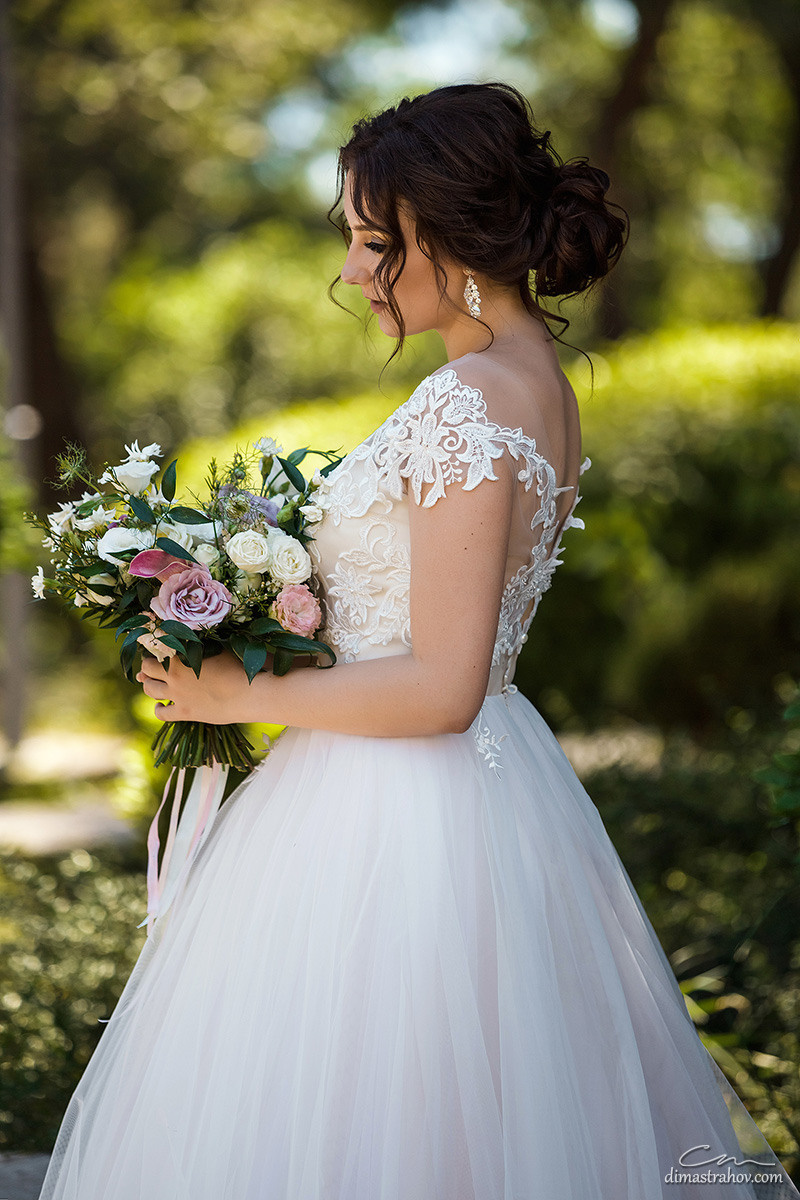 Свадьба Димы и Алисы. Прогулка, регистрация и банкет в ресторане. Свадебный фотограф, фотосъемка в Крыму, Севастополе, Симферополе, Ялте