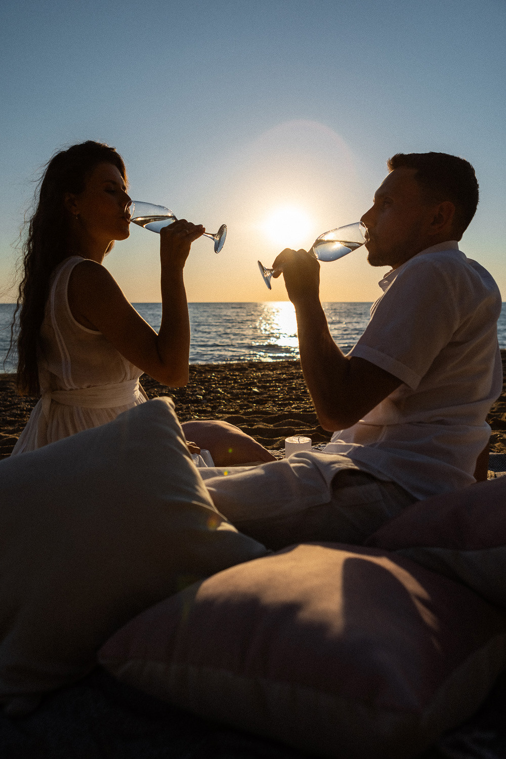 Женя и Настя - Лавстори на западном берегу Крыма в Орловке и Каче. Свадебный фотограф, фотосъемка в Крыму, Севастополе, Симферополе, Ялте