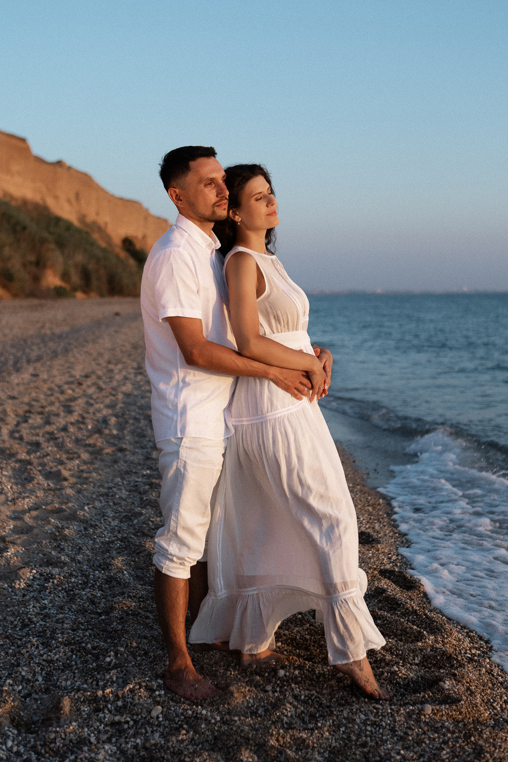 Женя и Настя - Лавстори на западном берегу Крыма в Орловке и Каче. Свадебный фотограф, фотосъемка в Крыму, Севастополе, Симферополе, Ялте