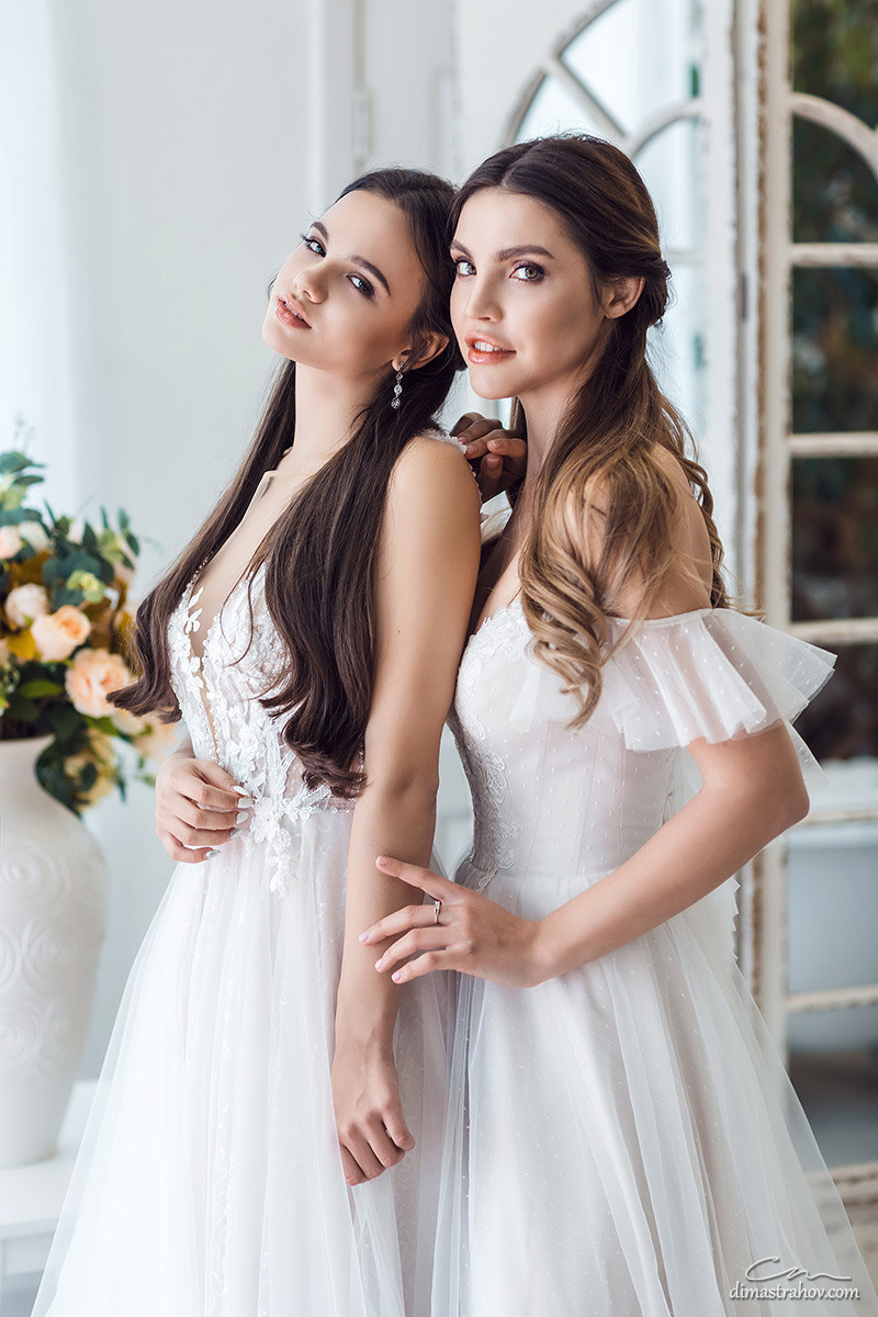 Утро невесты в студии. Свадебный фотограф, фотосъемка в Крыму, Севастополе, Симферополе, Ялте