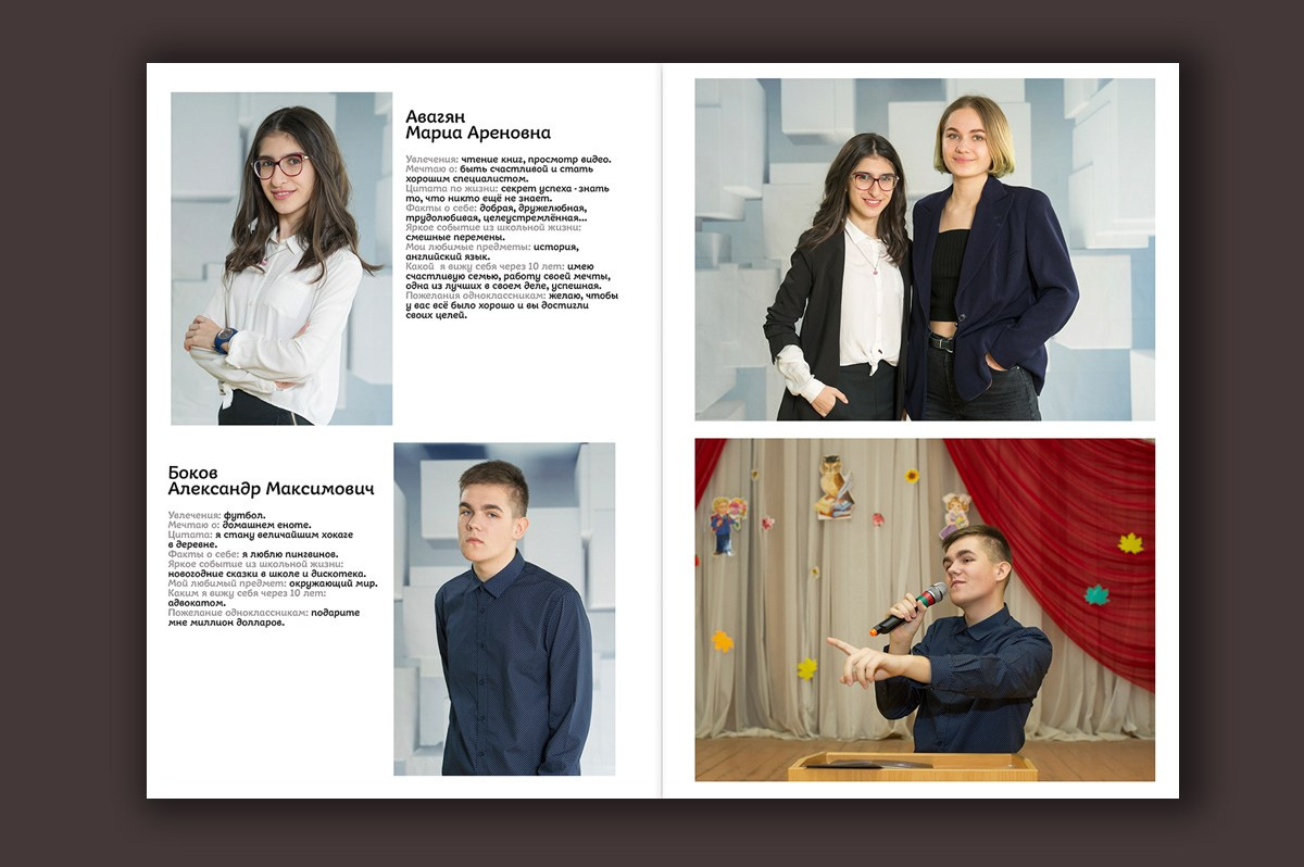 Выпускные альбомы для 1, 4, 9, 11 класса с  оживающей фотографией. Выпускные альбомы. Частные съемки