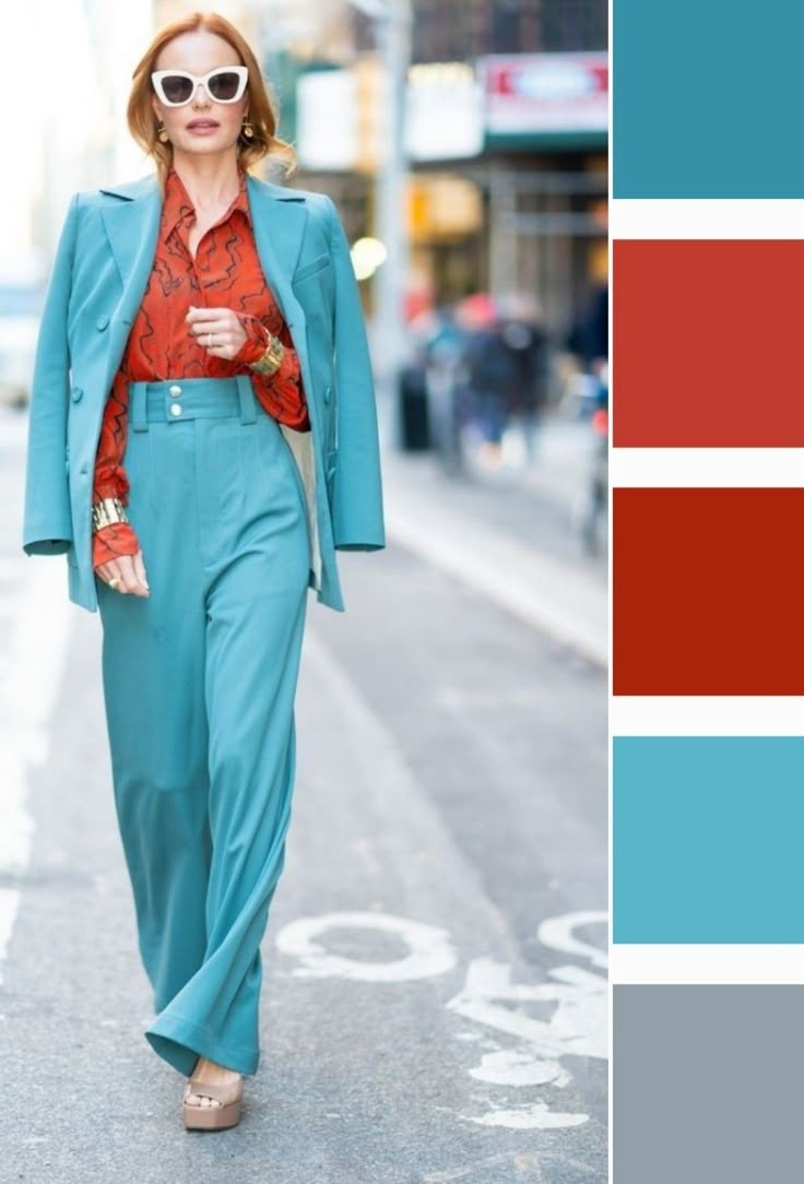 Сочетания цветов в одежде