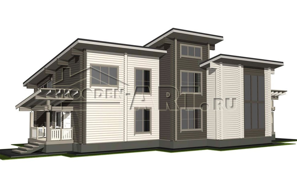 «Знаменское» 365 кв. м. Проекты деревянных домов