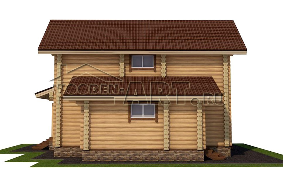 «Роща» 150 кв. м. Проекты деревянных домов