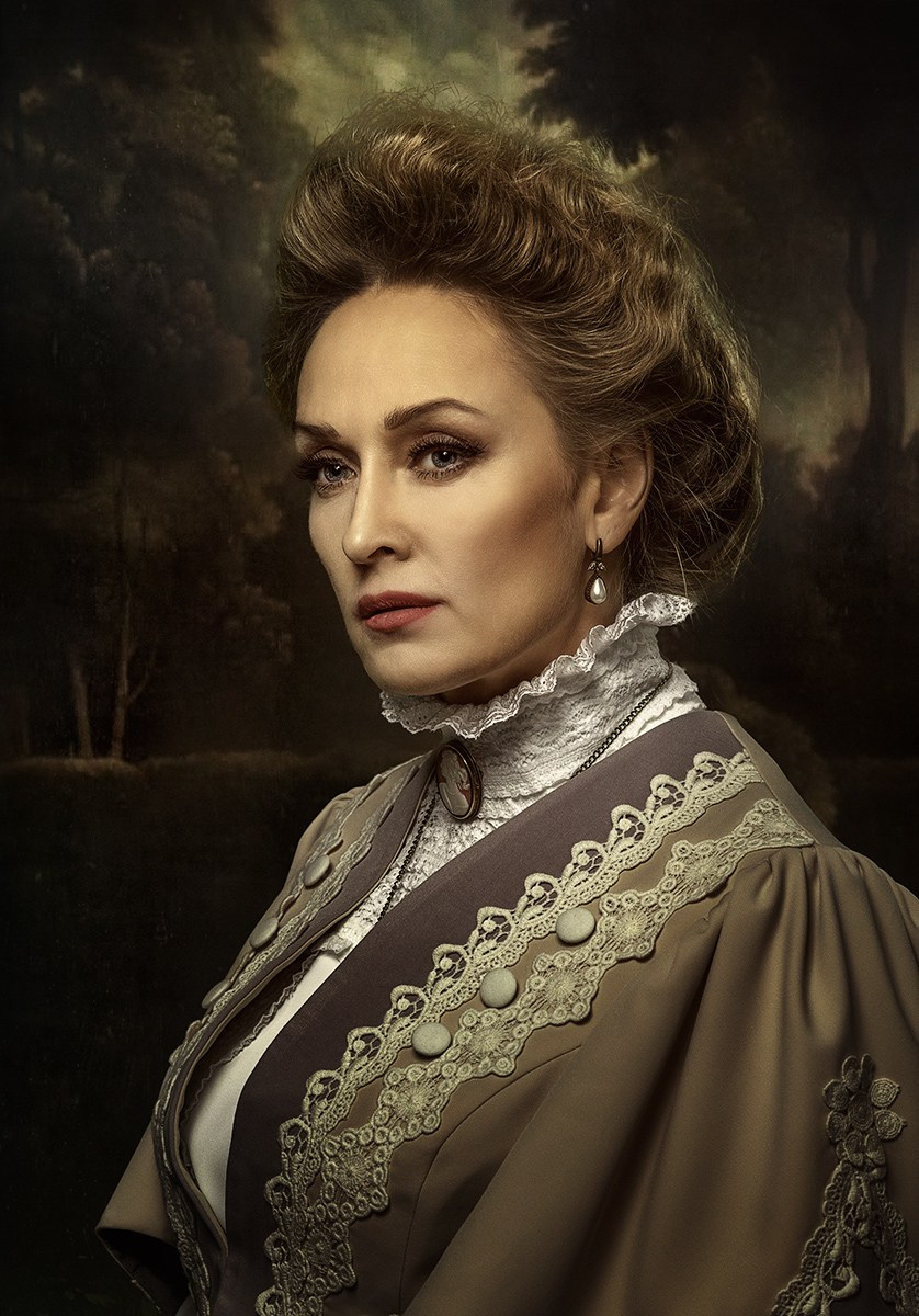 Постановочные съёмки женского и мужского портрета