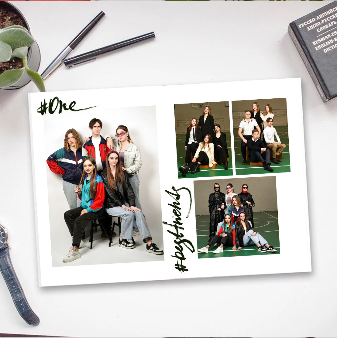 Примеры старшие классы. Школьная фотография Поповы