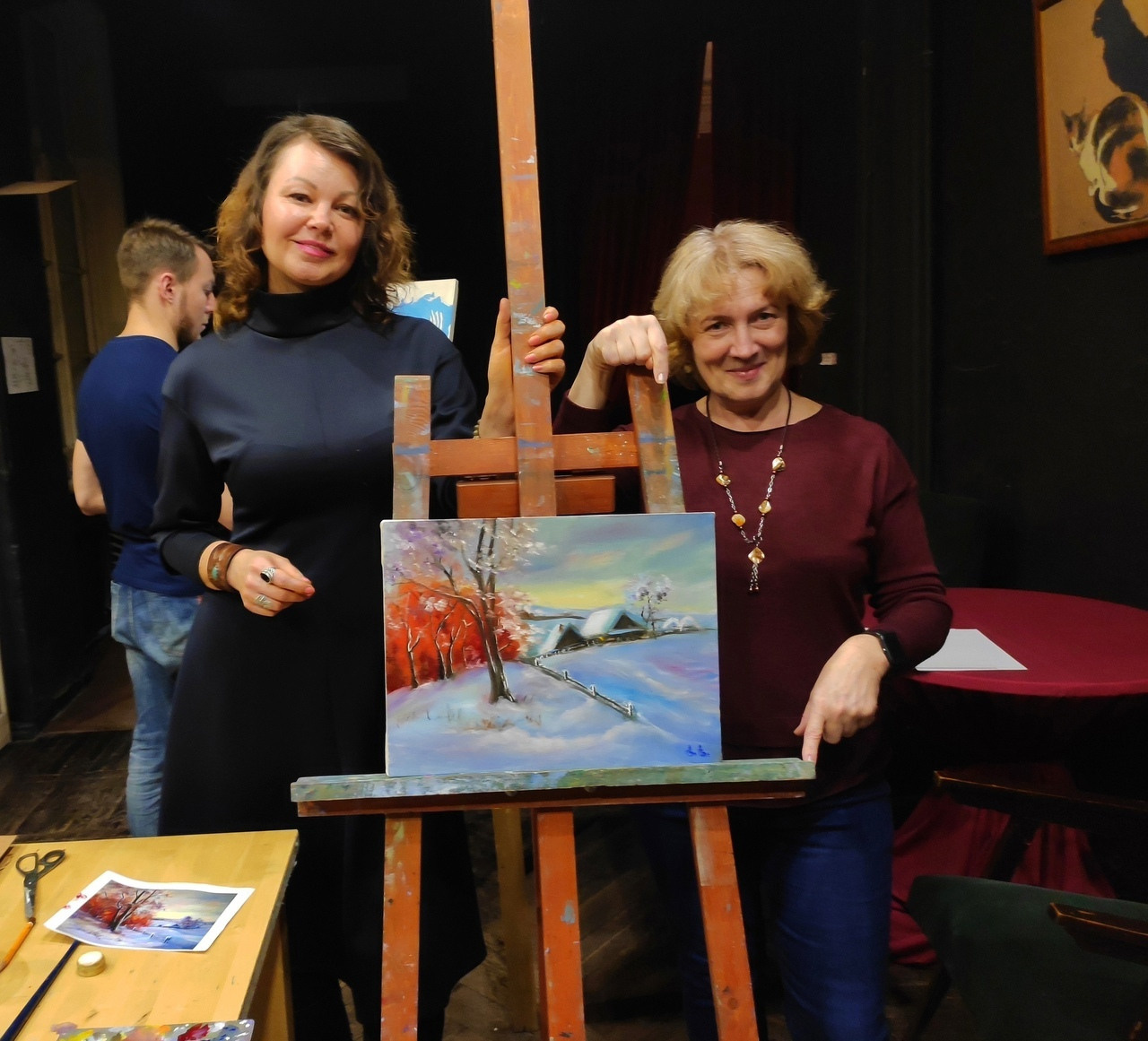 Художественная студия, руководитель — Оксана Гапошина. Дом Шрёдера