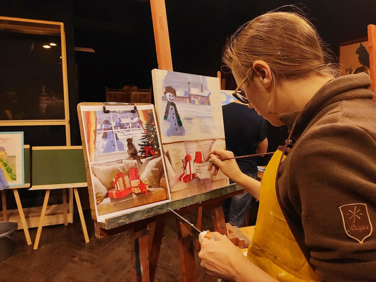 Художественная студия, руководитель — Оксана Гапошина. Дом Шрёдера