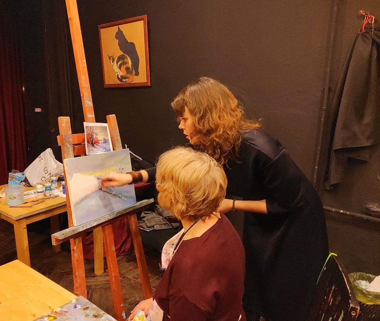 Художественная студия, руководитель — Оксана Гапошина. Дом Шрёдера