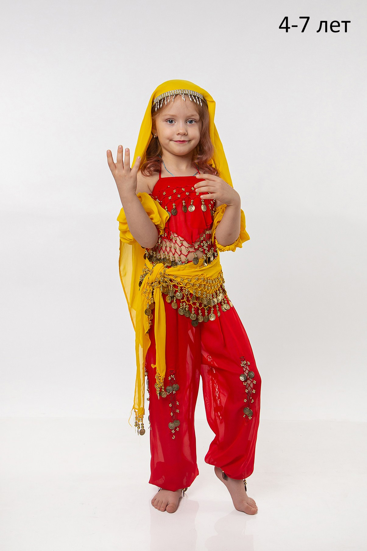 Прокат костюмов. Детский костюм для восточных танцев