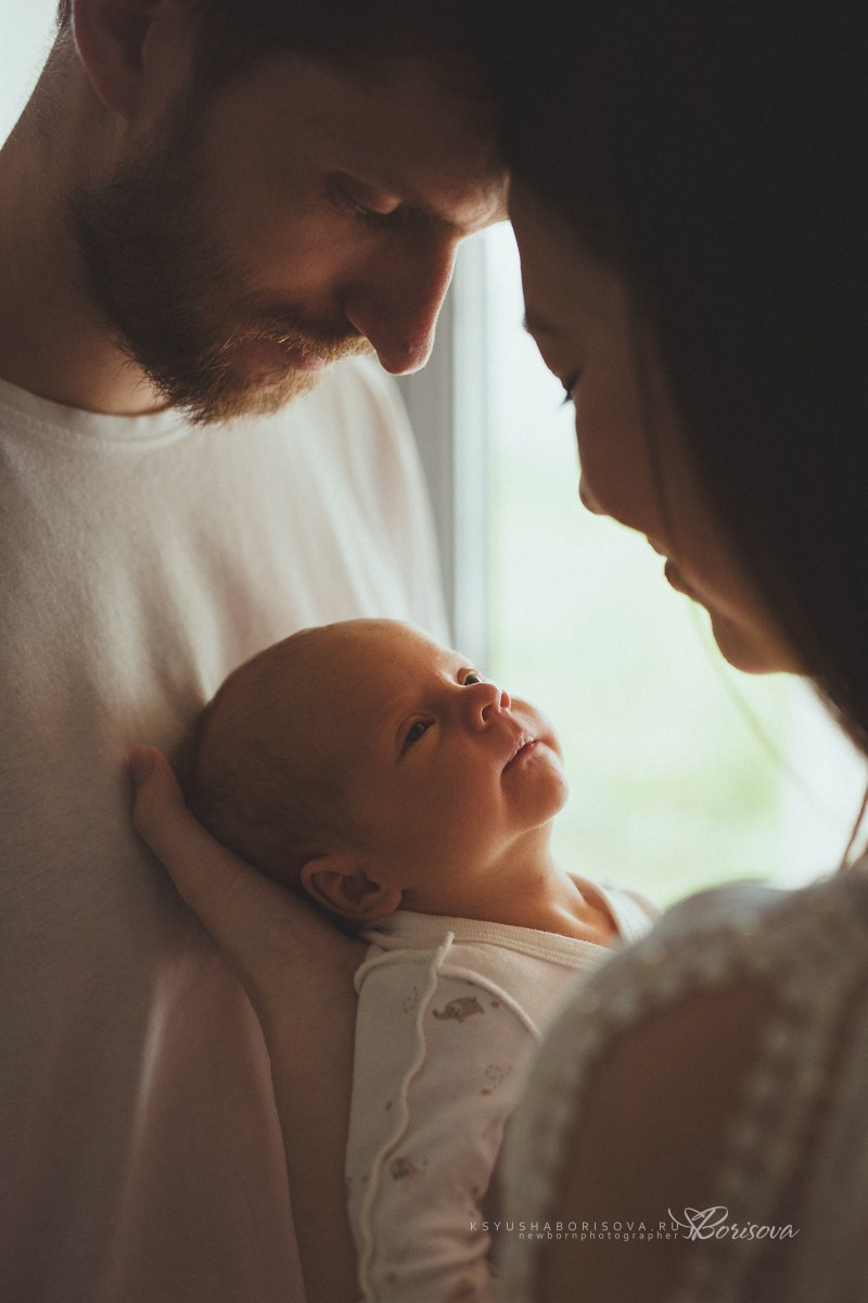 Фотосессия дома с новорожденным. Фотограф новорожденных в Магнитогорске Ксюша Борисова