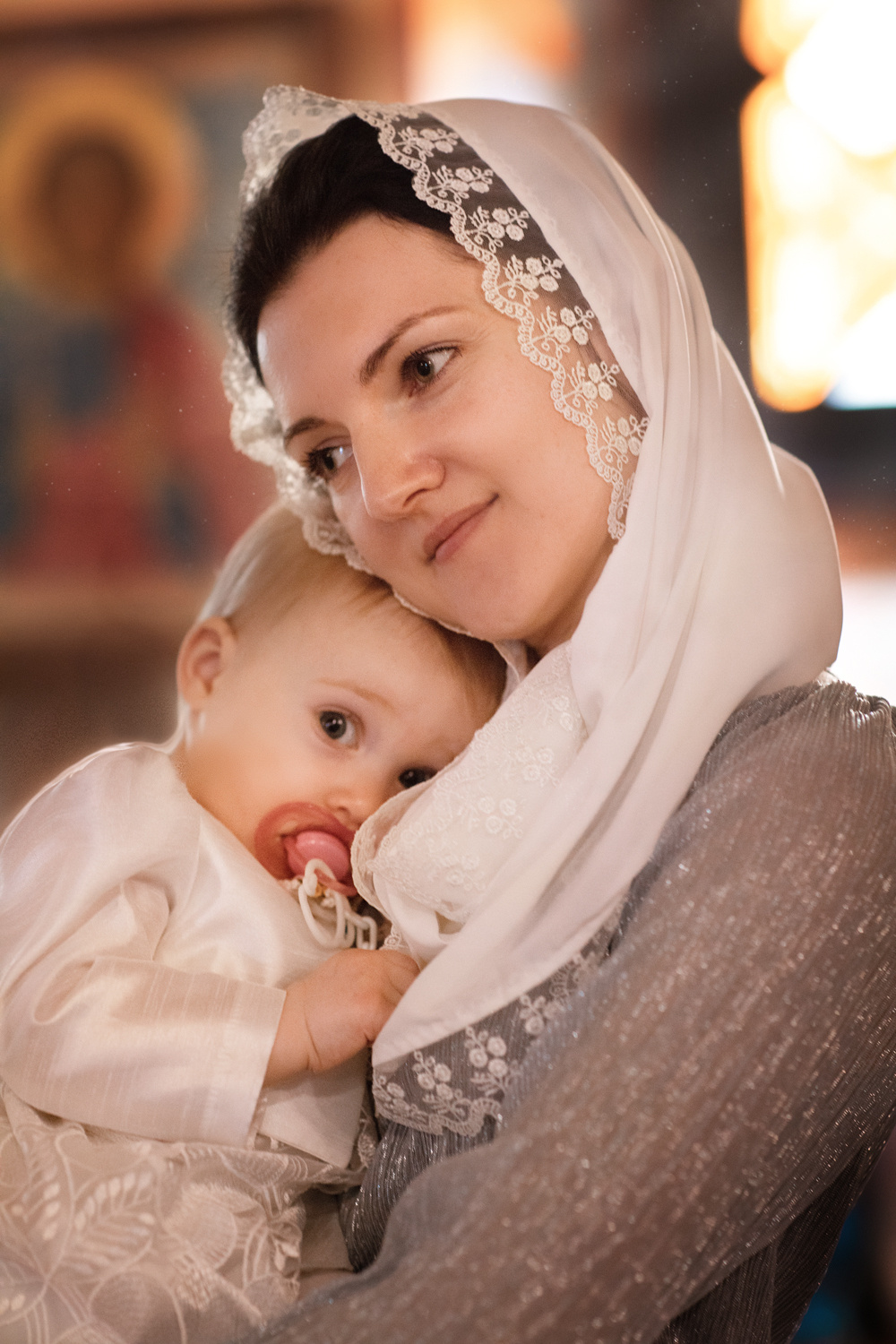 Крещение в Храме Казанской иконы Божией Матери в Котельниках