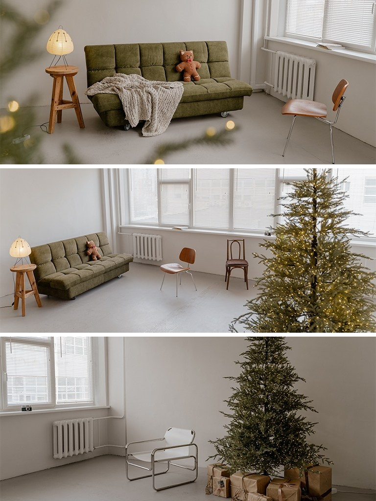 Новогодние студии Нск. Виктория Файфер| фотограф Новосибирск