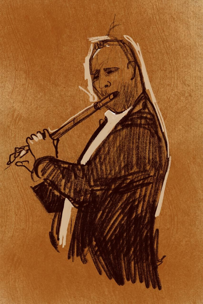 ОКОЛО МУЗЫКИ. Artist Anna Khopta. Oil and Acrylic Paintings. Moscow