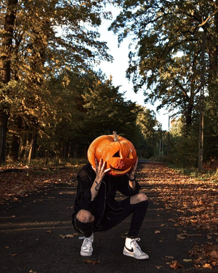 Съемка с тыквами. Портретный фотограф из Москвы Комбар Елизавета