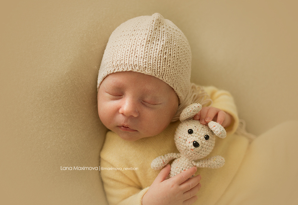 Лев 24 дня. Фотограф новорождённых малышей и детский фотограф В Казани Лана Максим