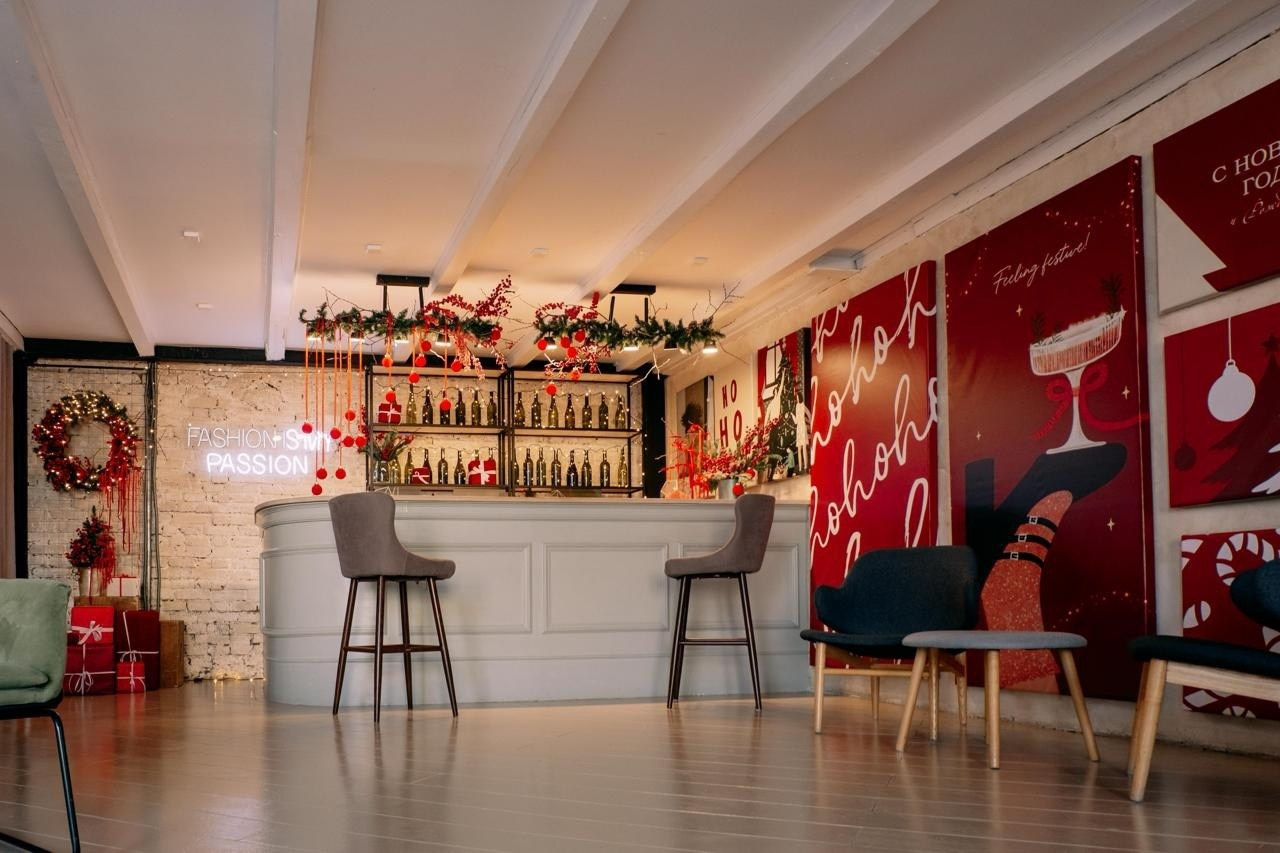 Новогодние студии Нск. Виктория Файфер| фотограф Новосибирск