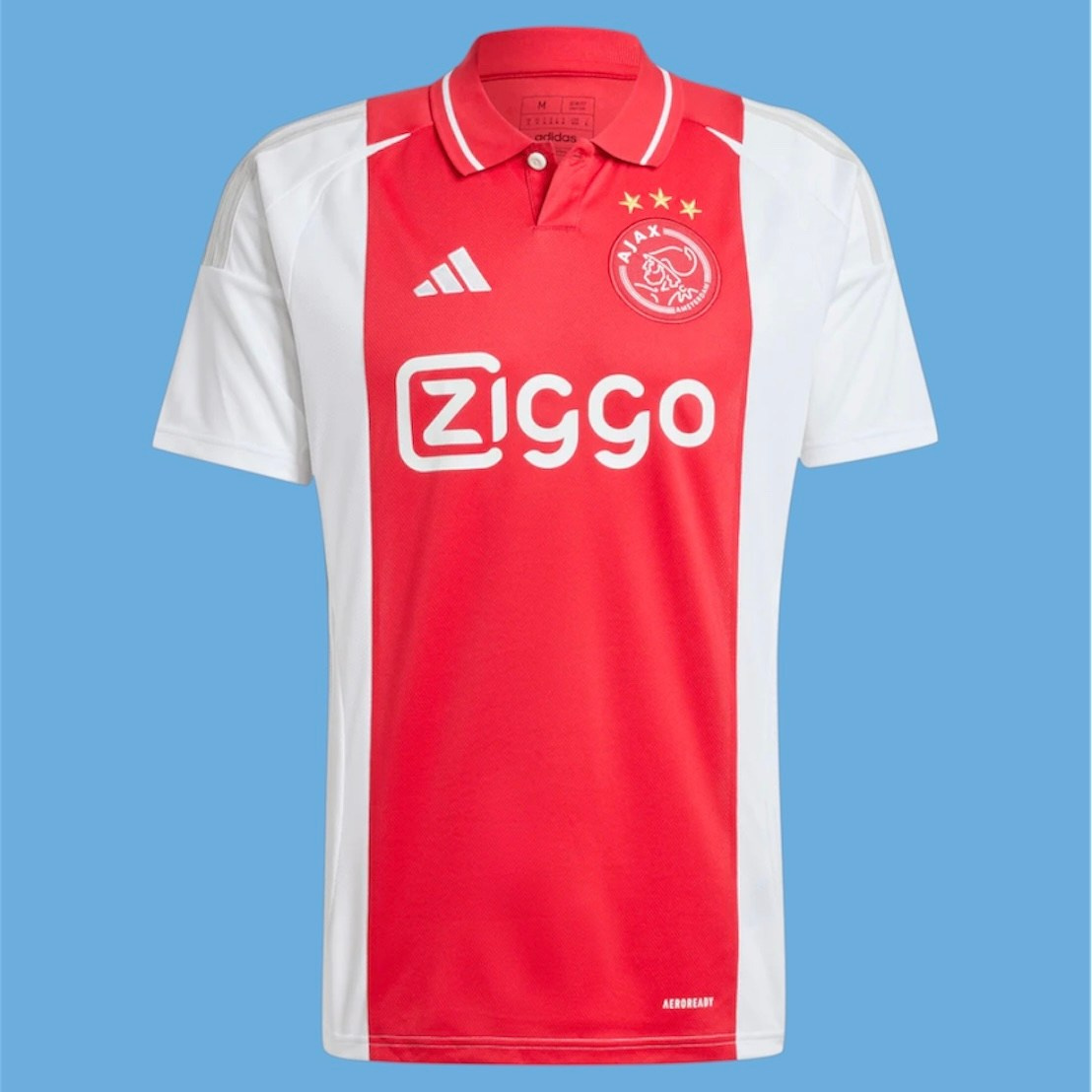 Домашняя футболка Ajax 2024-2025. Футбольный магазин — ssw_magazin