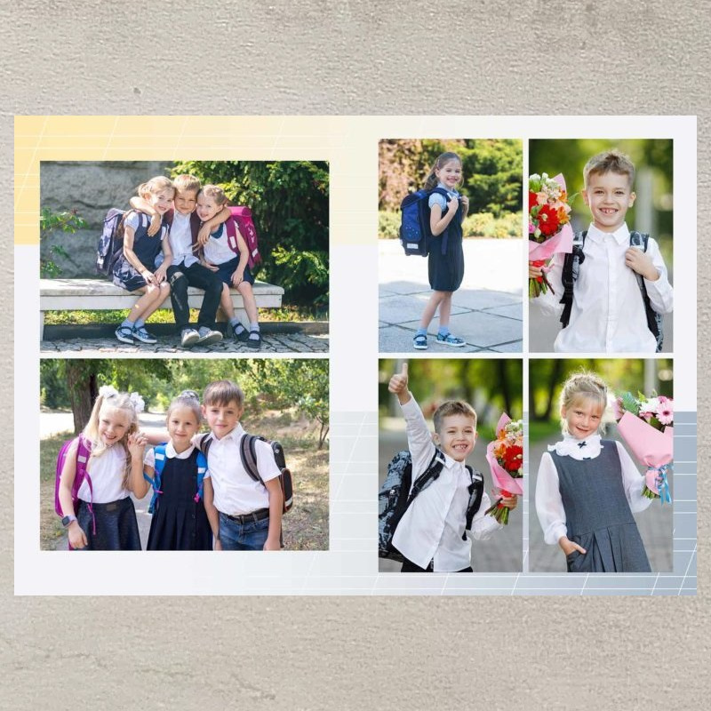 Альбом «Первый класс». Профессиональный фотограф ДМИТРИЙ ЕГОРОВ