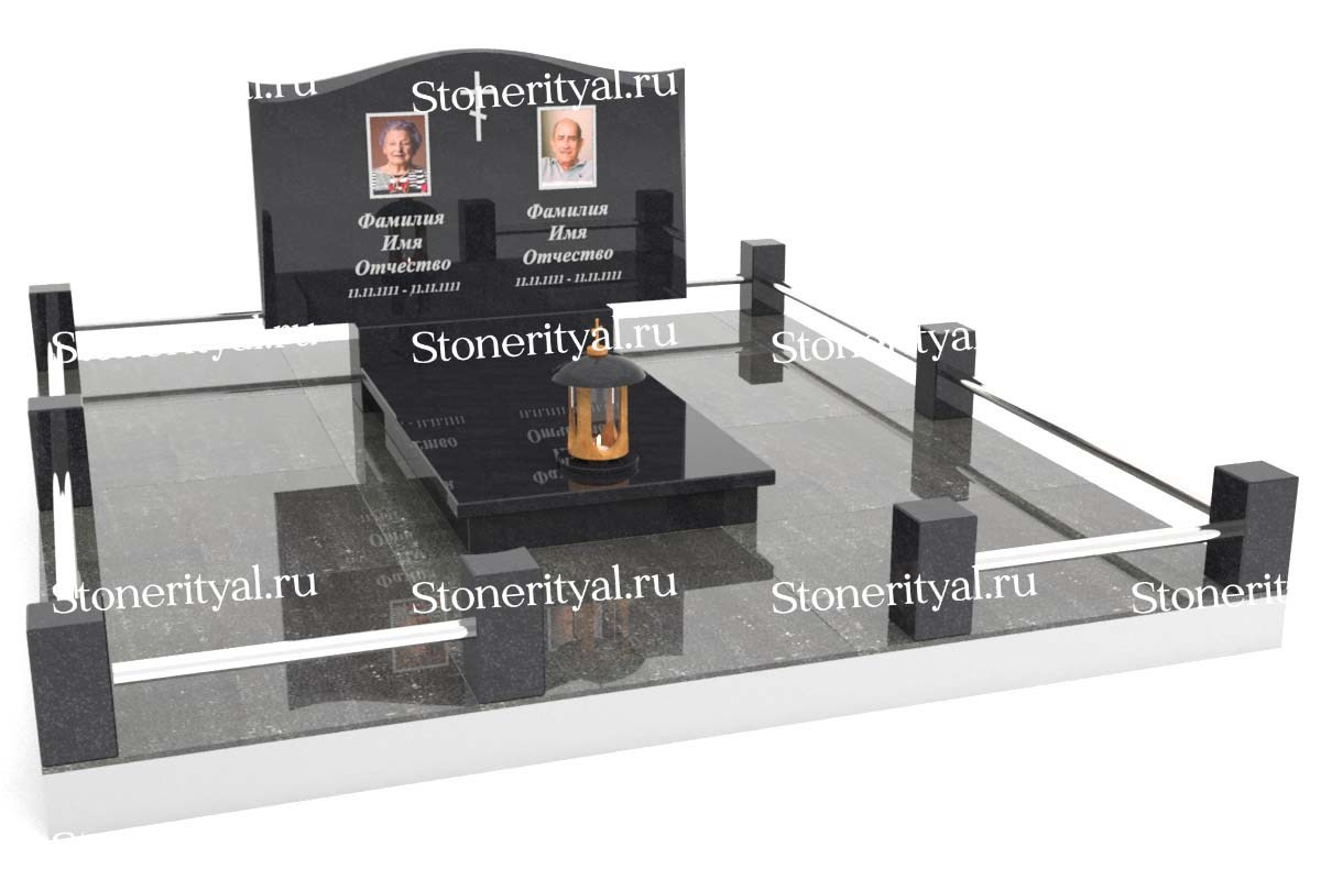 Семейные памятники. Изготовление и установка памятников в Москве и МО