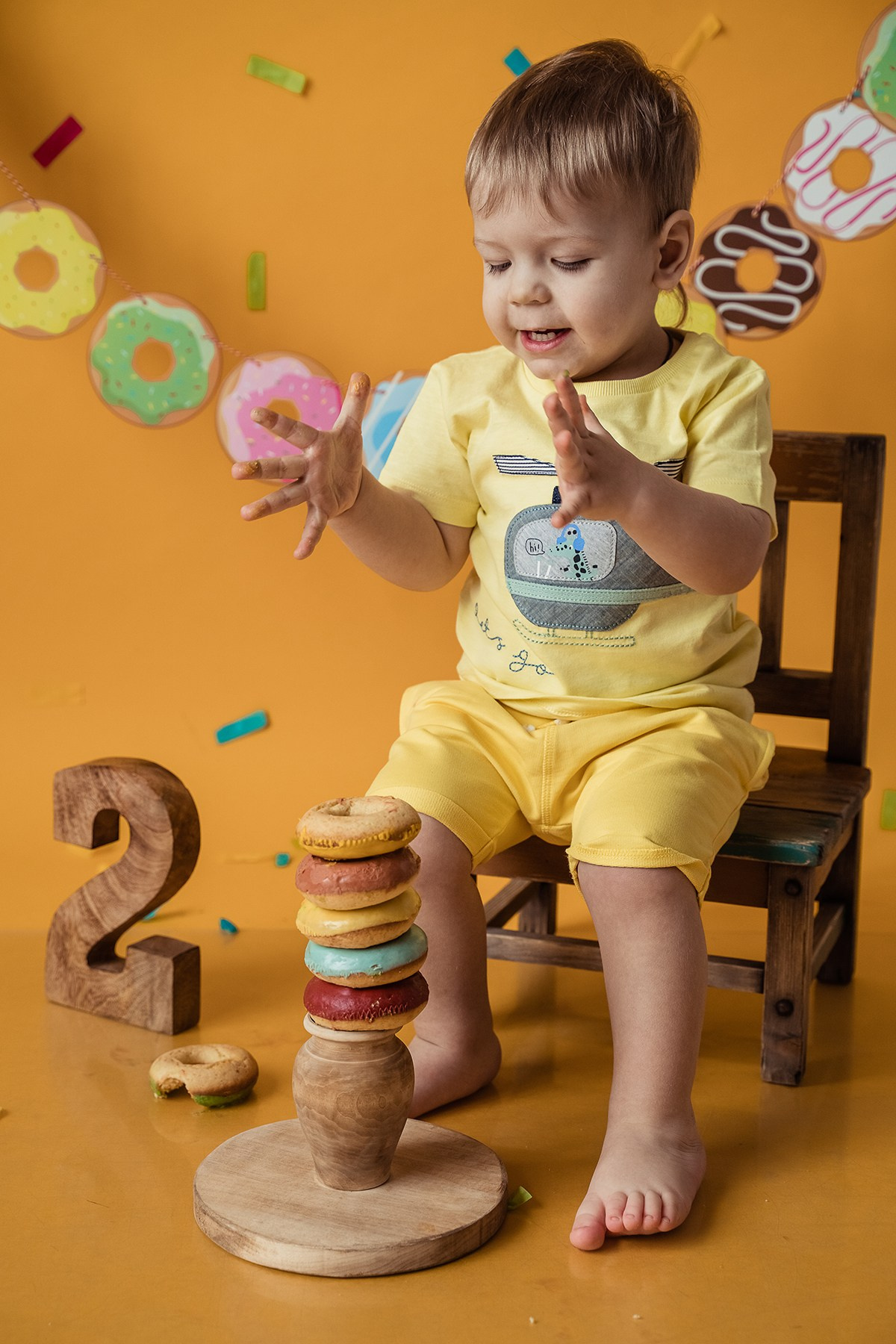 Фотосессия дня рождения в студии