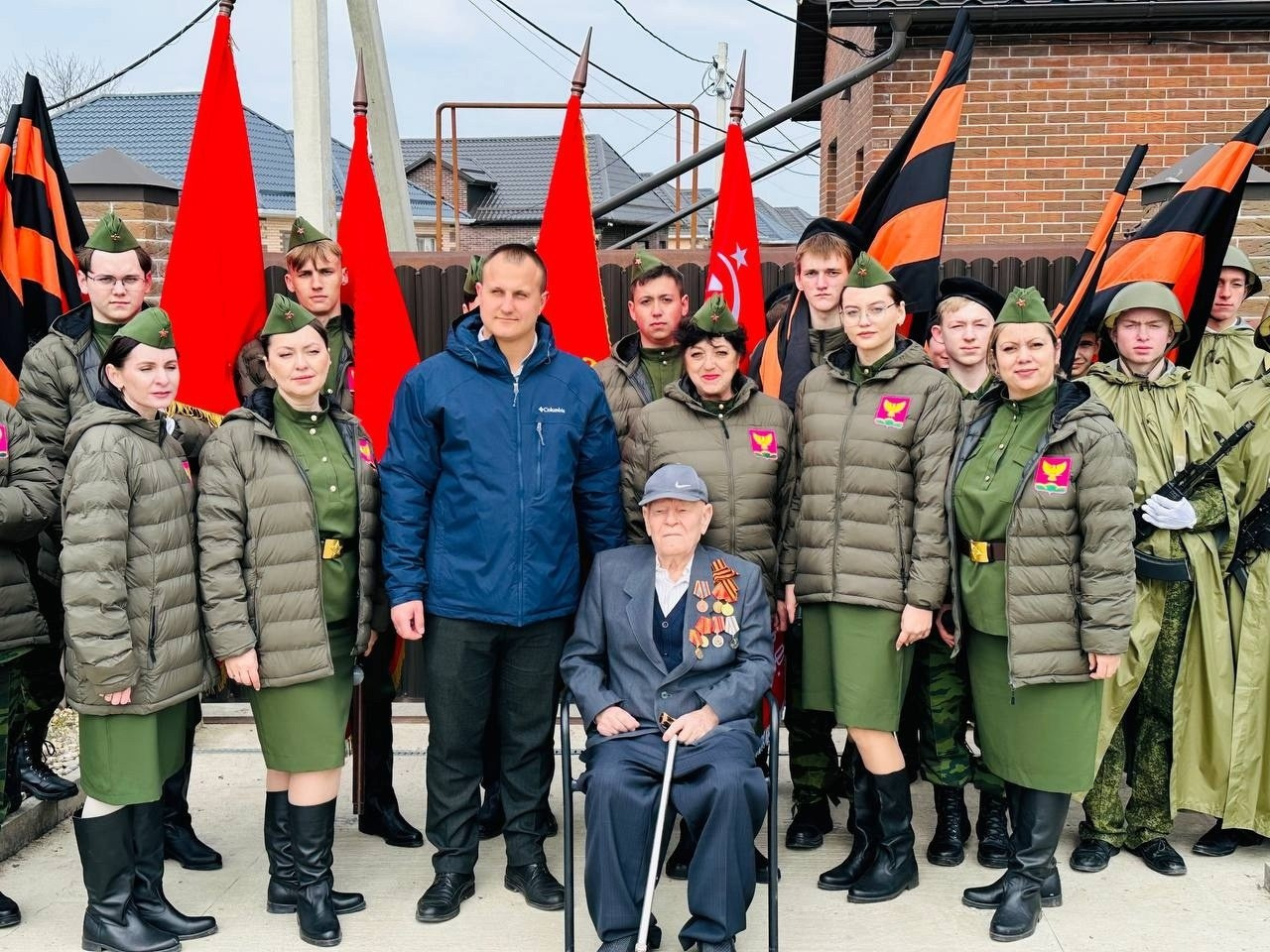 Торжественное вручение юбилейных медалей в честь 80-летия Победы. Новотитаровский Дом культуры