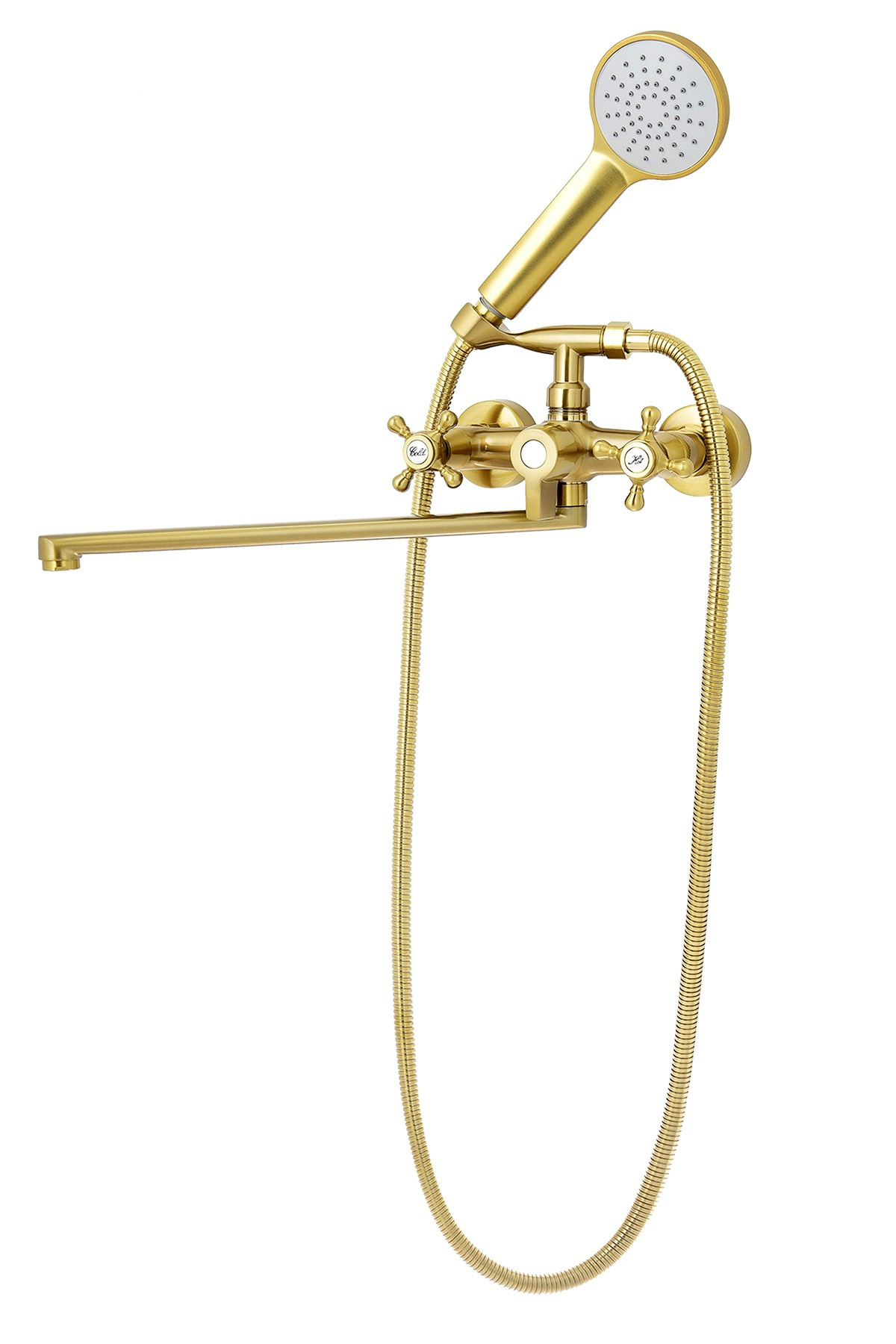 Съёмка смесителя для ванны с душем.