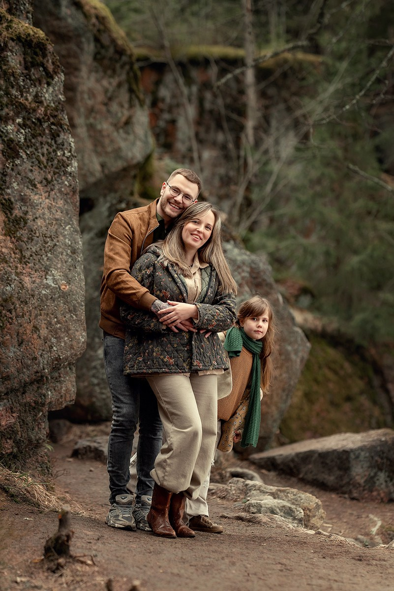 Стильная семейная фотосессия в весеннем лесу. Семейный фотограф Татьяна Надеждина | Москва, Московская область, Ярославль